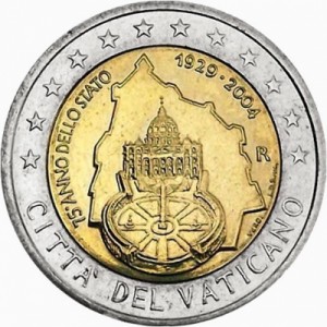 монета Ватикана