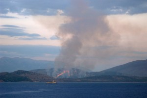 Пожар в Албании