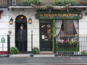 Музей Шерлока Холмса на Бейкер стрит.