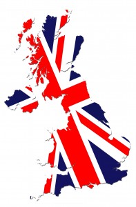 Британия карта флаг