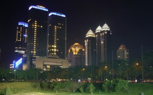 небоскребы Джакарты